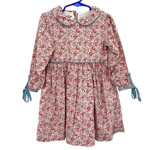 The Oaks Apparel Pink Floral Cotton Dress